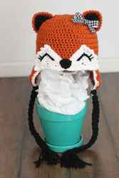 Fox hat (all sizes) $25+ by LittleSunshineShop11