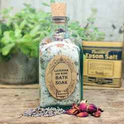 Lavender Rose Bath Salts $9 by HerbalAcresSoap