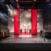 Macbeth and Lady Macbeth at court